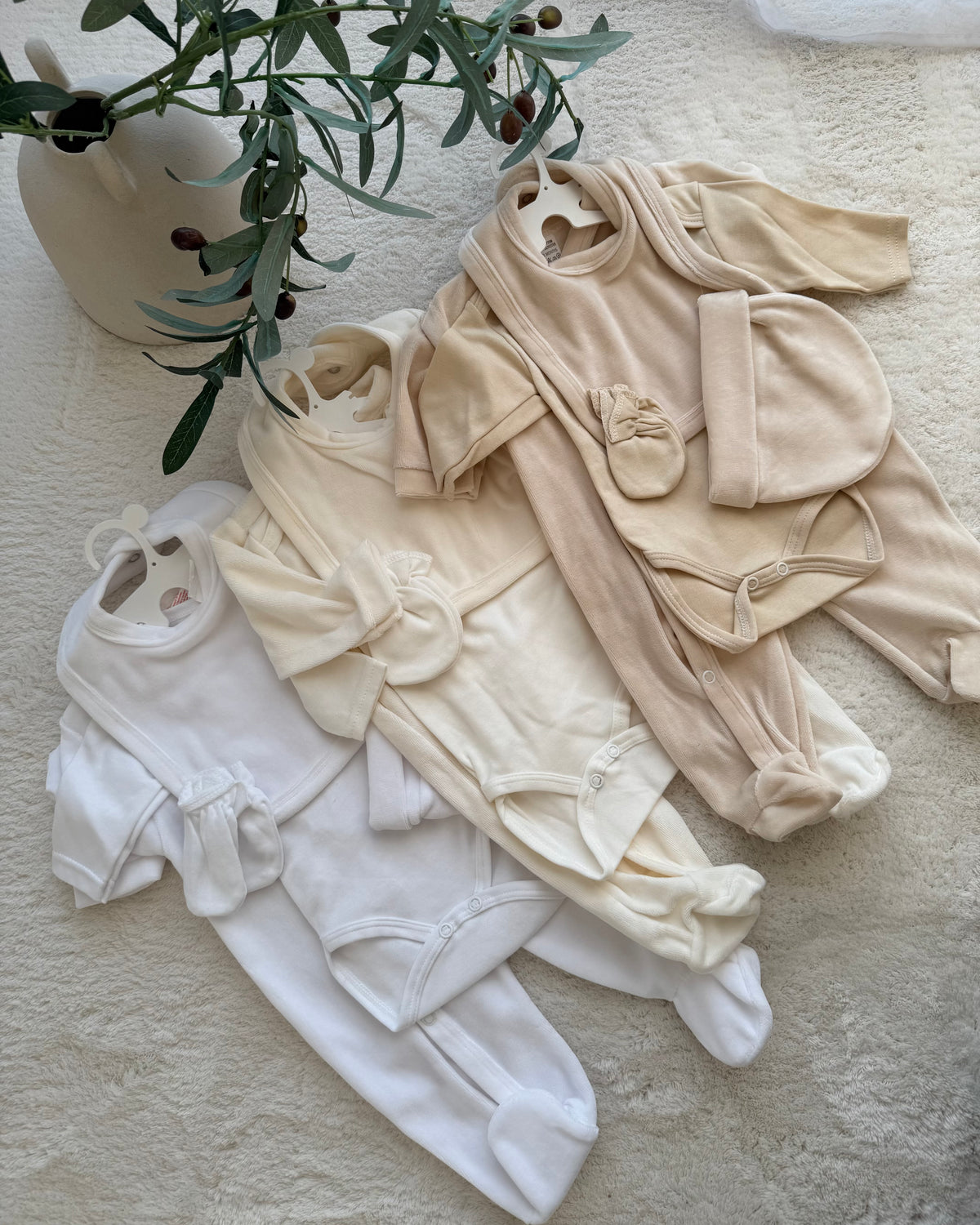 Ensemble 5 pièces en velours